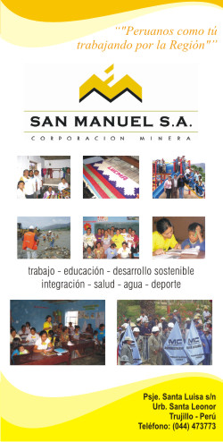 Coorporacion Minera San Manuel S.A.